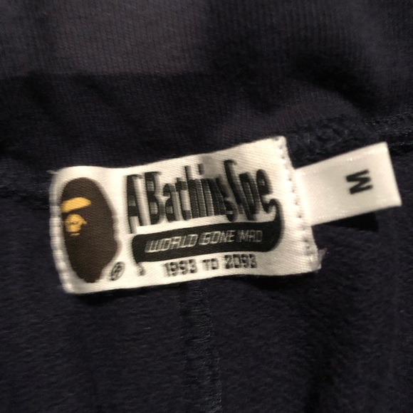 Bape Shark Pants- Navy - Picture 3 of 4